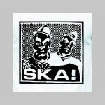 SKA Do The SKA!  mikina s kapucou stiahnutelnou šnúrkami a klokankovým vreckom vpredu 